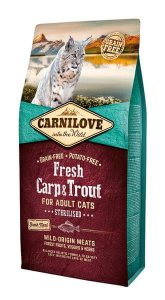 Carnilove Sucha Karma Dla Kotów Fresh Carp & Trout Sterilised For Adult Cats 6 Kg