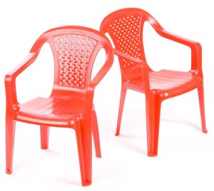 Grand Soleil Dwa Krzesła Dla Dzieci, Czerwone
