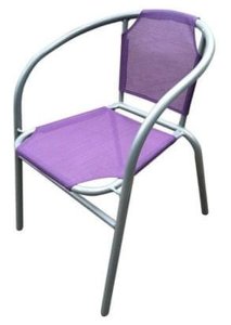 Happy Green krzesło stalowe - fioletowe