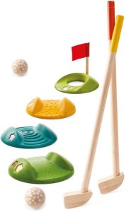 Plan Toys Drewniany Mini Golf - Duży Zestaw