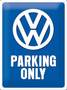 Postershop Metalowa Tabliczka 30X40 Cm Volkswagen Parking Only