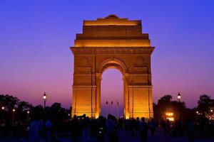 Night view of Delhi Tour by AC Car from Delhi