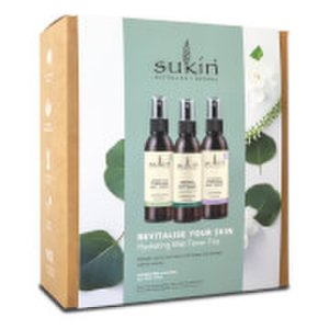 Sukin Revitalize Your Skin Hydrating Mist Toner Trio Pack (Worth £23.85)