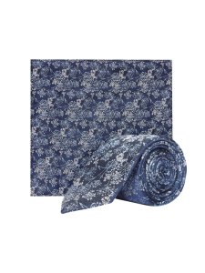 Mens 1904 Blue Floral Tie Set*, BLUE