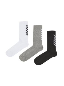 Burton Mens 3 pack track socks, white