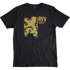 Velolove Rvv Gold Lion T-Shirt Black - Camisetas
