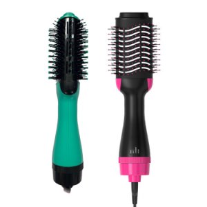 2 In 1 Multifunctional Hair Curler Volumizer Rotating Hot Hair Dryer Brush Roller Rotate Styler Curling Flat Iron Styling Comb