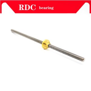 304 stainless steel T10 screw length 1000mm lead 2 3 4 8 10 12 trapezoidal spindle screw and nut