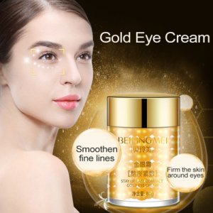 30ml Golden Skin Care Eye Serum Cream Anti Aging Anti Wrinkle Remove Dark Circle Whitening NEW look