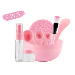 9 In 1 Face Mask Mixing Bowl Set, Lady Facial Care Mask Facemask Mixing Tool Sets