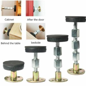 Adjustable Threaded Bed Frame Anti-Shake Tools Telescopic Support For Room Wall