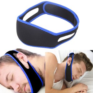 Anti Snore Chin Strap Snore Belt Stop Snoring Sleep Chin Support Straps for Woman Man Sleeping Snoring Solution Tools