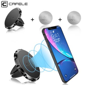 CAFELE New Air Vent Mount Magnetic Car Phone Holder Universal Mini Strong Magnet Holder Stand Non Rotate Type