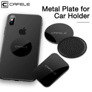 CAFELE Universal Car Phone Holder Metal Plate for Magnetic Adsorption Desk Wall Phone Holder Iron Sheets for Air Vent Car Holder