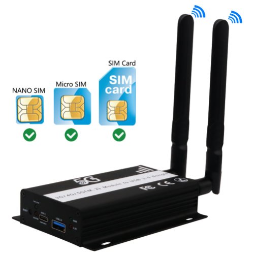 M.2 B Key NGFF to USB 3.0 Adapter Wireless Card Converter with SIM Card Slot for SIM Micro SIM Nano SIM 3G 4G 5G Module for PC