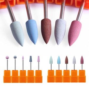Milling Cutter For Manicure Silicone Nail Art Cutter 1pcs Nail Drill Bits For Polishing Machine Electric Nail File Art Tools