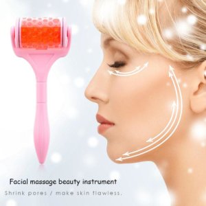 Plastic Face Ice Muscle Roller Skin Care Face Lifting Shrinking Massager Facial Skin Care Tool Face Roller Massager