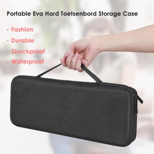 Portable Carrying Case Bag for Logitech MX Keys Waterproof EVA Hard Shell Wireless compatible Mechanical Gaming Keyboard