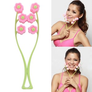 Portable Face Lift Massage Roller Flower Shape Elastic Anti Wrinkle Face-Lift Slimming Face Face Shaper Relaxation Beauty Tools