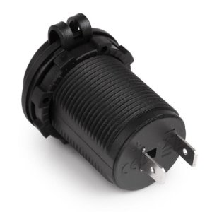 Waterproof Car Motorcycle Motorbike Cigarette Lighter Power Supply Socket Plug Outlet Power Adapter Fit For 12-24V