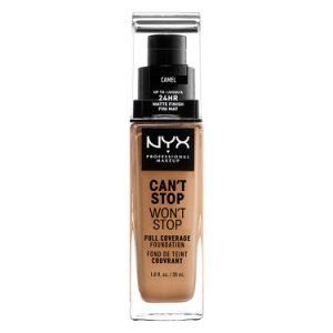 Nyx Professional Makeup Can't stop won't stop full coverage foundation - camel