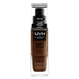 Nyx Professional Makeup Can't stop won't stop full coverage foundation - deep cool