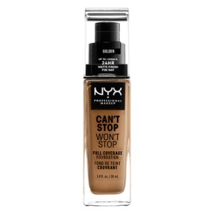 Nyx Professional Makeup Can't stop won't stop full coverage foundation - golden