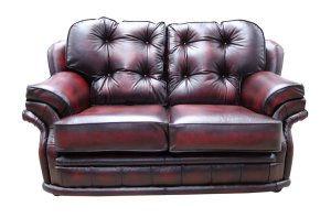 Antique Oxblood leather Chesterfield Knightsbridge 2 Seater&hellip;