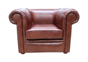 Chesterfield 1930's Low Back Club ArmChair Old English&hellip;
