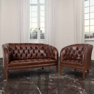 Chesterfield Jasper Low Back Tub Chair UK Manufactured