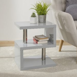 Designersofas4u Polar led lamp table grey