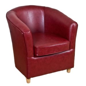 Designersofas4u Tub chair infiniti salsa faux leather