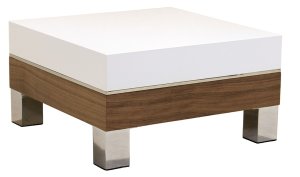 Designersofas4u Warwick white high gloss lamp table