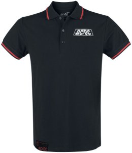 AC/DC EMP Signature Collection Polo Shirt black red