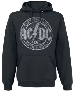 AC/DC High Voltage Hooded sweater black