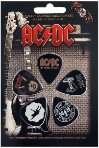AC/DC Highway / For Those / Let There Plectra Set multicolour