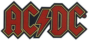 AC/DC Logo Cut-Out Patch multicolour