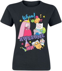 Adventure Time Whoa! Awesome T-Shirt black