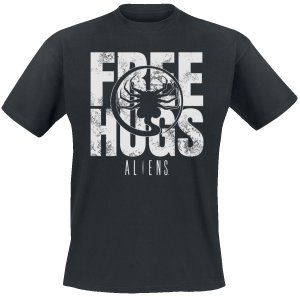 Alien - Free Hugs - T-Shirt - black