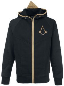 Assassin's Creed - Logo - Hooded zip - black-gold