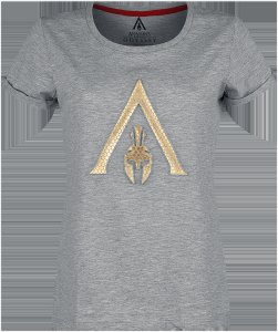 Assassin's Creed - Odyssey - Emblem - Girls shirt - mottled grey