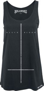Black Blood Cross Top black