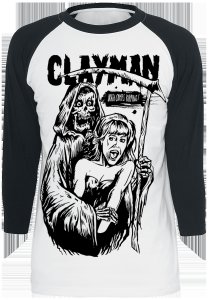 Clayman Ltd. - Reaper - Longsleeve - white/black