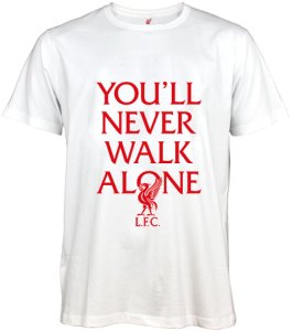 FC Liverpool You'll Never Walk Alone T-Shirt white
