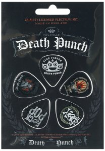 Five Finger Death Punch 5FDP Plectra Set multicolour