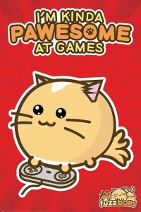 Fuzzballs Pawsome Gamer Poster multicolour