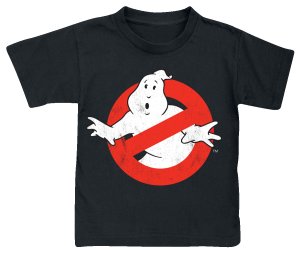 Ghostbusters - Distressed Logo - Kids shirt - black
