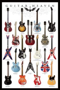 Guitar Heaven  Poster multicolour