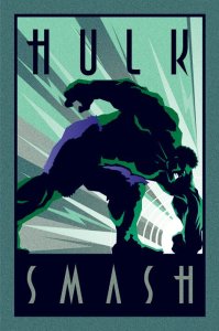 Hulk Marvel Deco - Hulk Poster multicolour