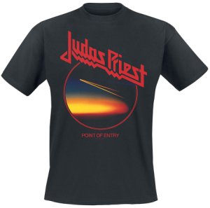 Judas Priest Point Of Entry Anniversary T-Shirt black